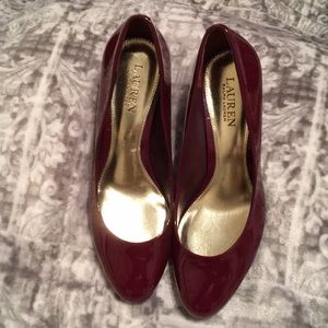 Maroon Ladies RL Pumps